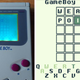 A picture of a Game Boy running Wordle and a screenshot of the custom made ROM.